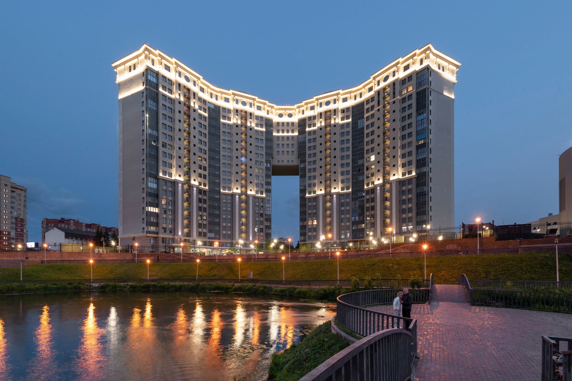 Выразительная архитектура RIVER HOUSE Щелково